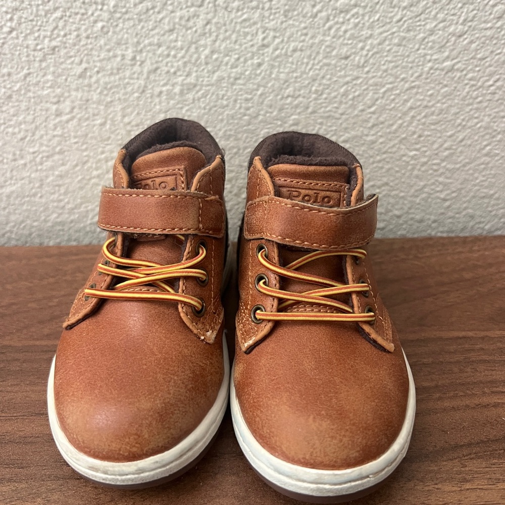 Polo by Ralph Lauren Kids Tan Sneakers